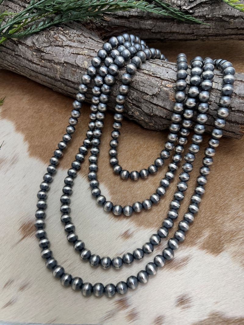 10mm Desert Pearls - Round - Sunset Turquoise Mountain