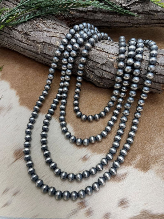 10mm Desert Pearls - Round - Sunset Turquoise Mountain