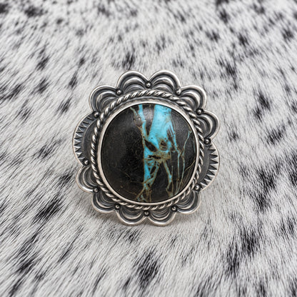 Sierra Nevada Turquoise Ring — front