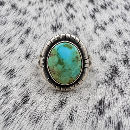 Sonoran Turquoise Oval Ring — front