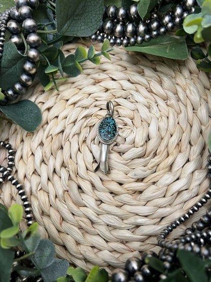 Susan Cooke Kingman Turquoise Blossom Pendant - Sunset Turquoise Mountain