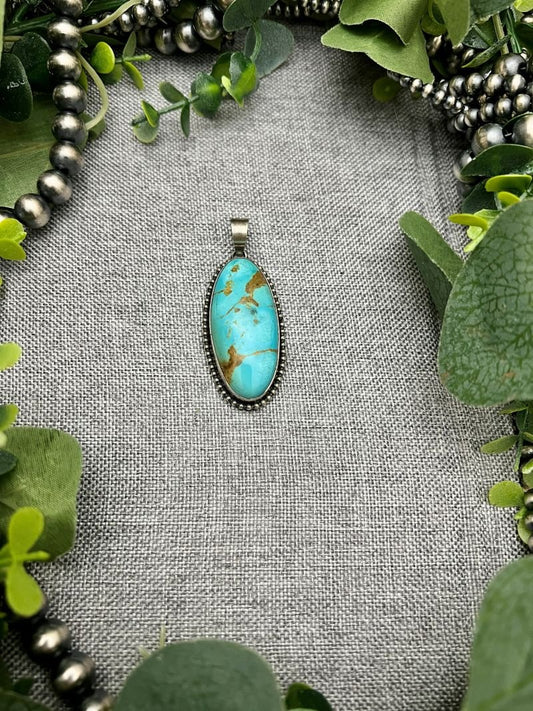 Turquoise Mine 8 Pendants - Sunset Turquoise Mountain
